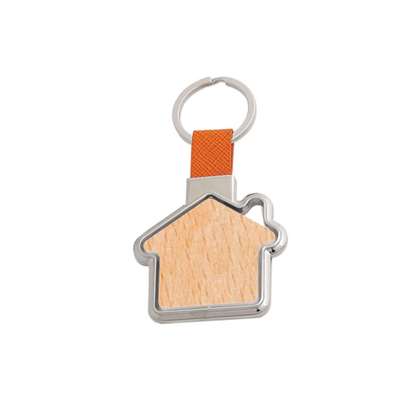 Dom Wood Swivel Keychain - Silan 0704