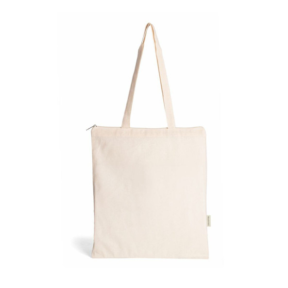 Fiona Shopping Bag In Cotton Natural Dimensions: Cm 38x42 - Silan 0988g