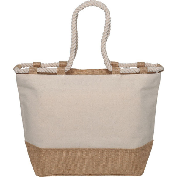 Capri Canvas Sea Bag Dimensions Cm.34x52x17 - Silan 0997