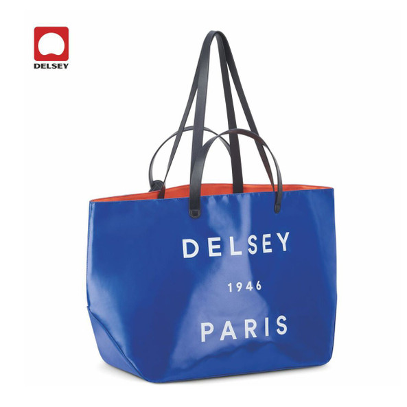Elyse Medium Tote Bag In Pvc And Leather Delsey - Silan 4306g