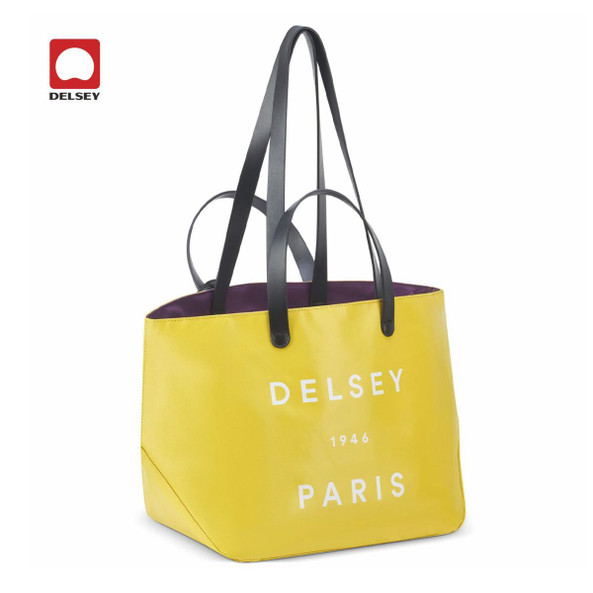 Elyse Small Tote Bag In Pvc And Leather Delsey - Silan 4307g