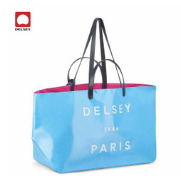 Elyse Large Tote Bag In Pvc And Leather Delsey - Silan 4313g