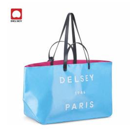 Elyse Large Tote Bag In Pvc And Leather Delsey - Silan 4313g