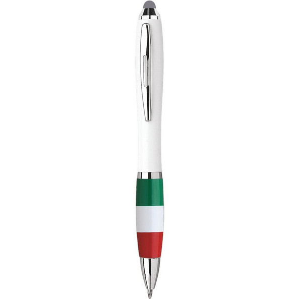 Rush Touch White Ballpoint Pen - Silan 5204