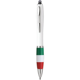 Rush Touch White Ballpoint Pen - Silan 5204