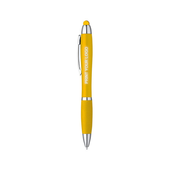 Neon Color Touch Ballpoint Pen With Led - Silan 5234