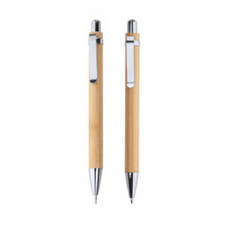Silan 5575set - Pen and Pencil Set Bamboo
