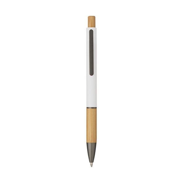 Eloisa Soft Touch Aluminum And Bamboo Ballpoint Pen - Silan 5695g
