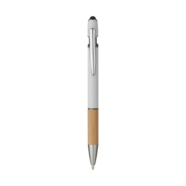 Iris Soft Touch Aluminum And Bamboo Ballpoint Pen - Silan 5698g