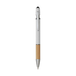 Iris Soft Touch Aluminum And Bamboo Ballpoint Pen - Silan 5698g