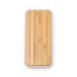 Ambro Power Bank In Bamboo And Wheat Fiber - Silan 6058g