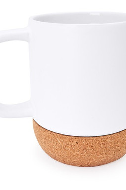 Silan 7068tazza - Sucre Tasse en Céramique 420ml avec Base en Liège