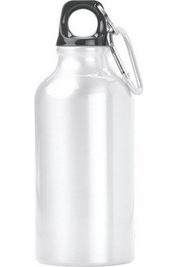 Silan 8085AST - Sidex 400 Aluminum Water Bottle with Carabiner Packaged in Case
