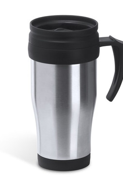 Silan 8431 - Arian Mug en Acier avec Poignée en PP 450ml