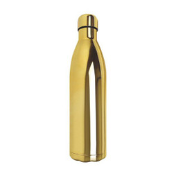 Gold 750 Thermal Water Bottle 750 Ml Steel 304 Double Wall Gold Color - Silan 8701borr