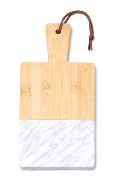 Silan 9255g - 9255 Berenice Marble And Bamboo Cutting Board