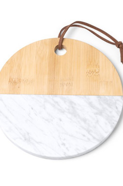 Silan 9257g - 9257 Valdy Marble And Bamboo Cutting Board