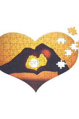 Silan 9826puzzle - 9826 Sublimation Puzzle Coeur A4