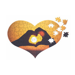 Silan 9826puzzle - 9826 Sublimation Puzzle Heart A4