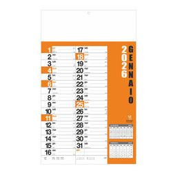 Silan B096 - B096 Norwegian Quarterly Calendar 12 Sheets