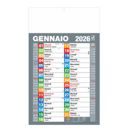 Silan B100  - B100 Dutch Economic Multicolor Calendar