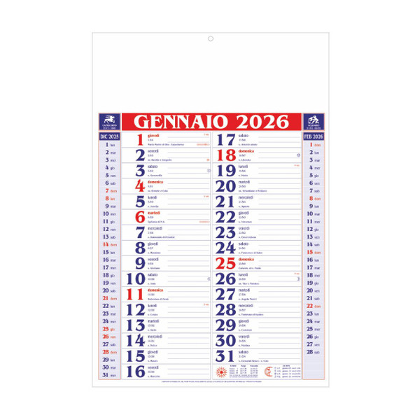 Dutch Medium Calendar - Silan B102