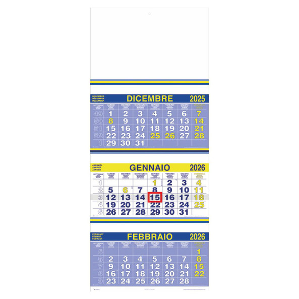Triptych Calendar - Silan F001