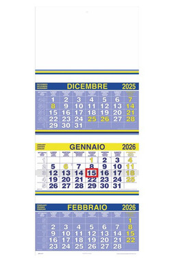 Silan F001 - F001 - TRIPTYCH CALENDAR