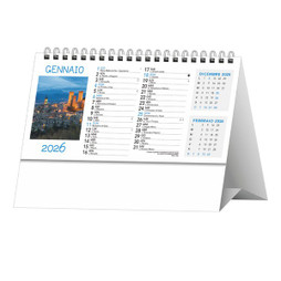 Silan H011 - H011 Landscape And City Desk Calendar