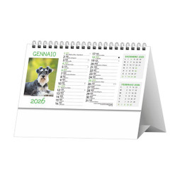 Silan H012 - H012 Desk Calendar Dogs And Cats