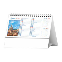 Silan H053 - H053 Rome Illustrated Desk Calendar