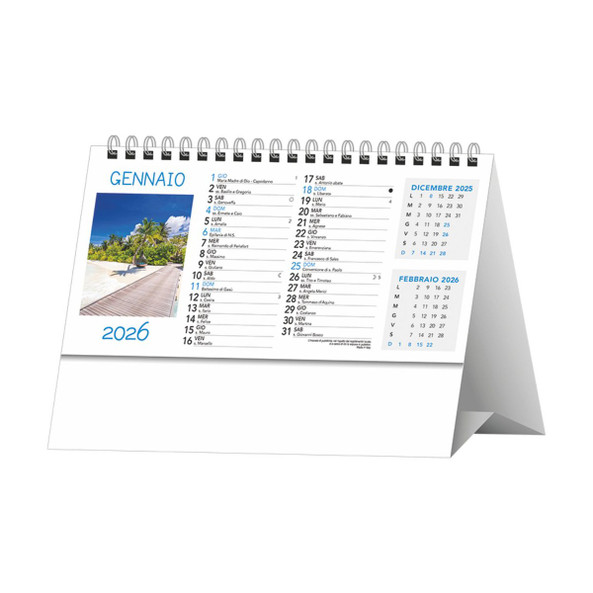 Sp Tropical Desk Calendar. - Silan SP25