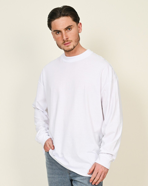 Casual Classics CRBT450 - Casual Ringspun Combed 180 Oversize Extended Neck Long Sleeve T