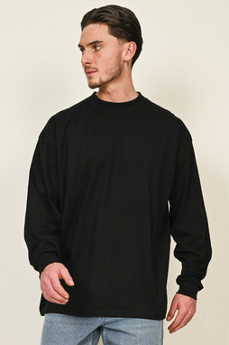 Casual Classics CRBT455 - Casual Ringspun Combed 180 Oversize Extended Neck Long Sleeve Tall T