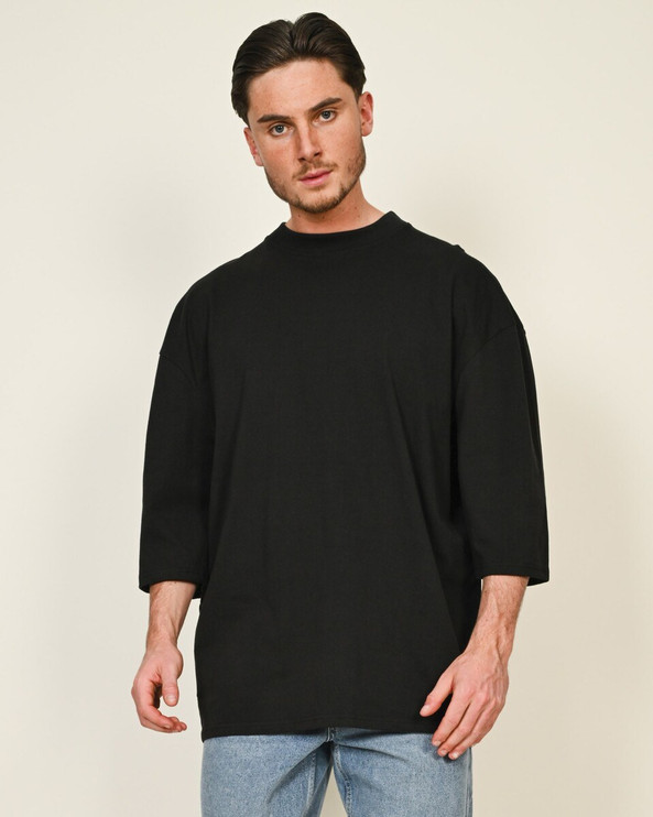 Casual Classics CRBT515 - Casual Ringspun Combed 220 Oversize Extended Neck Half Sleeve Tall T