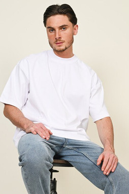 Casual Classics CRBT520 - Casual Ringspun Combed 240 Oversize Extended Neck Interlock T