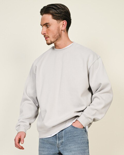 Casual Classics CRBSW400 - Casual Premium Combed 330 Oversized Extended Neck Sweatshirt