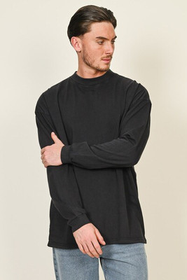 Casual Classics CRBTAC450 - Casual Ringspun Combed 180 Acid Wash Oversize Extended Neck Long Sleeve T