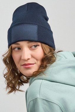 Atlantis ACWIPA - Atlantis Wind S Patch Recycled Beanie Double Skin Cuffed