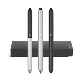 hi!dea 81001 - Ball pen with touch tip in aluminium