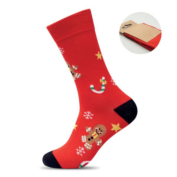 SOC LARGE Pair of Christmas socks L - GiftRetail CX1575