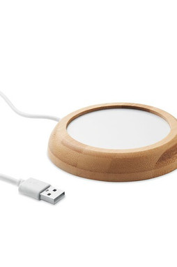 GiftRetail MO2592 - MUGLET Bamboo mug warmer with USB