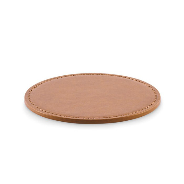 POSA Round coaster in PU - GiftRetail MO2616