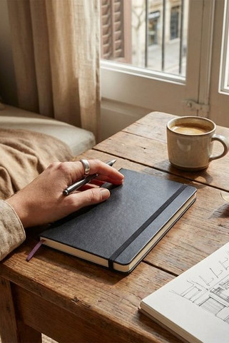 Moleskine 107169 - Classic L hard cover notebook - squared