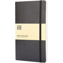 Moleskine 107170 - Moleskine Classic L soft cover notebook - squared