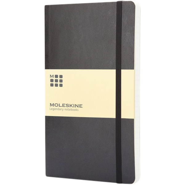 Moleskine 107170 - Classic L soft cover notebook - squared