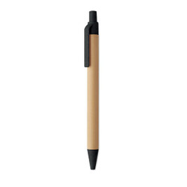 ITEA COLOUR Bamboe balpen met drukknop - GiftRetail MO2635
