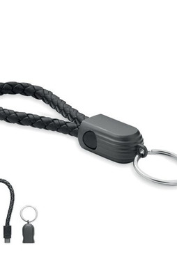 GiftRetail MO2647 - FAULETI LOOP Key ring loop cable type-C