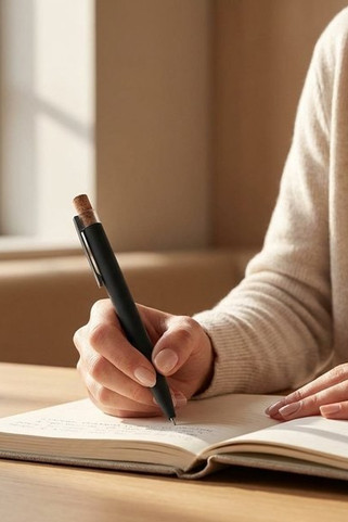 BERGAMO + Recycled aluminium pen - GiftRetail MO2652