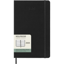 Moleskine 107937 - Moleskine hard cover 12 month L weekly planner vertical